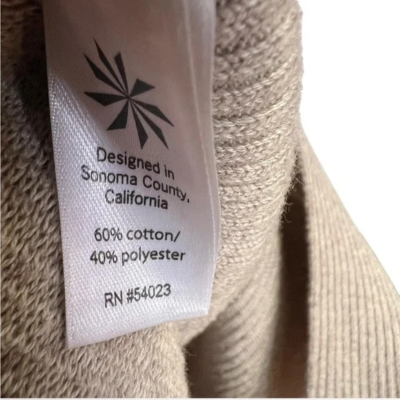 ATHLETA Aster Ribbed Knit Raglan Sweater Tunic Size Small - Picture 3 of 7